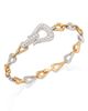 Bloomingdale's Fine Collection Bloomingdale's Fine Collection Diamond Buckle Bracelet in 14K White & Yellow Gold, 2.0 tcw - 1