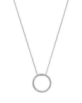 Bloomingdale's Fine Collection Bloomingdale's Fine Collection Diamond Circle Pendant Necklace in 14K Gold, 0.50 tcw