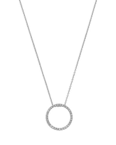 Bloomingdale's Fine Collection Bloomingdale's Fine Collection Diamond Circle Pendant Necklace in 14K Gold, 0.50 tcw