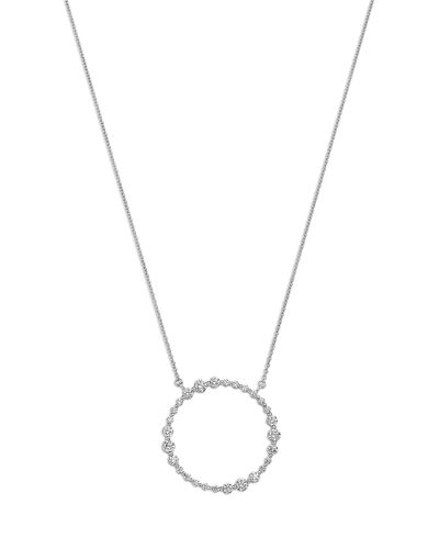 Bloomingdale's Fine Collection Bloomingdale's Fine Collection Diamond Circle Pendant Necklace in 18K White Gold, 0.8 tcw