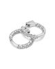 Bloomingdale's Fine Collection Bloomingdale's Fine Collection Diamond Classic Inside Out Hoops in 14K White Gold, 0.75 tcw - 3
