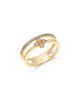 Bloomingdale's Fine Collection Bloomingdale's Fine Collection Diamond Clover Multi Row Ring in 14K Yellow Gold, 0.20 tcw - 1