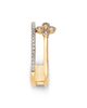 Bloomingdale's Fine Collection Bloomingdale's Fine Collection Diamond Clover Multi Row Ring in 14K Yellow Gold, 0.20 tcw - 4