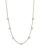 Bloomingdale's Fine Collection Bloomingdale's Fine Collection Diamond Clover Station Necklace in 14K Yellow Gold, 1.1 tcw - 1