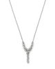 Bloomingdale's Fine Collection Bloomingdale's Fine Collection Diamond Cluster Lariat Necklace in 14K White Gold, 0.50 tcw - 1