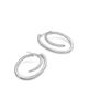 Bloomingdale's Fine Collection Bloomingdale's Fine Collection Diamond Coil Hoop Earrings in 14K White Gold, 0.75 tcw - 4