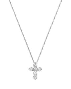 Bloomingdale's Fine Collection Bloomingdale's Fine Collection Diamond Cross Pendant Necklace in 14K Gold, 1.0 tcw