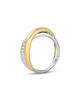 Bloomingdale's Fine Collection Bloomingdale's Fine Collection Diamond Crossover Ring in 14K Yellow & White Gold, 0.20 tcw - 2