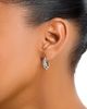Bloomingdale's Fine Collection Bloomingdale's Fine Collection Diamond Double Row Huggie Hoop Earrings in 14K White Gold, 0.33 tcw - 2