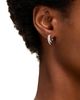 Bloomingdale's Fine Collection Bloomingdale's Fine Collection Diamond Double Row Huggie Hoop Earrings in 14K White Gold, 0.50 tcw - 2