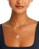 Bloomingdale's Fine Collection Bloomingdale's Fine Collection Diamond Dragon Disc Pendant Necklace in 14K Yellow Gold, 0.23 tcw - 2