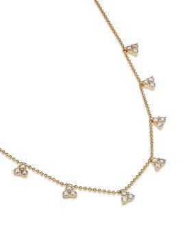 Bloomingdale's Fine Collection Bloomingdale's Fine Collection Diamond Droplet Necklace in 14K Gold, 0.70 tcw