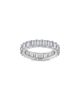 Bloomingdale's Fine Collection Bloomingdale's Fine Collection Diamond Emerald Cut Eternity Ring in 14K White Gold, 4.0 tcw - 1