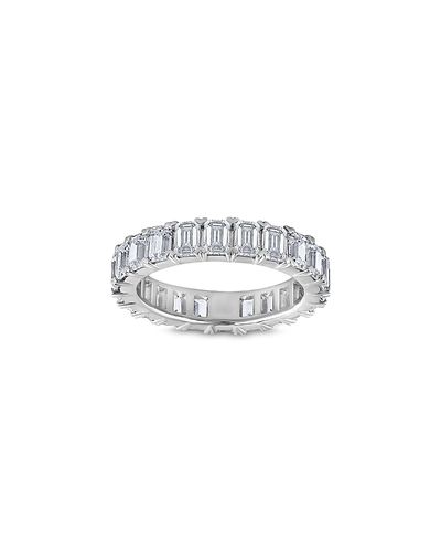 Bloomingdale's Fine Collection Bloomingdale's Fine Collection Diamond Emerald Cut Eternity Ring in 14K White Gold, 4.0 tcw