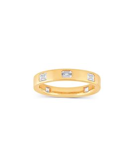 Bloomingdale's Fine Collection Bloomingdale's Fine Collection Diamond Emerald Cut Eternity Ring in 14K Yellow Gold, 1.0 tcw