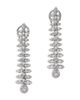 Bloomingdale's Fine Collection Bloomingdale's Fine Collection Diamond Floral Drop Earrings in 14K White Gold, 2.0 tcw - 1
