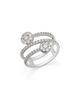 Bloomingdale's Fine Collection Bloomingdale's Fine Collection Diamond Flower Wrap Ring in 14K White Gold, 1.0 tcw - 1