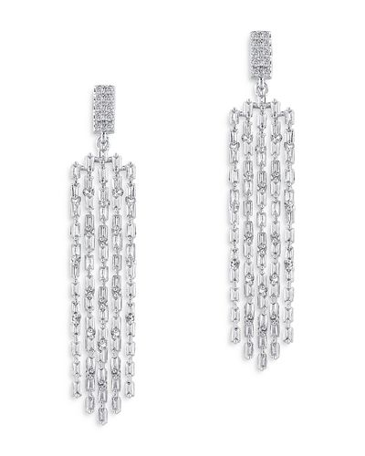 Bloomingdale's Fine Collection Bloomingdale's Fine Collection Diamond Fringe Drop Earrings in 14K White Gold, 2.0 tcw