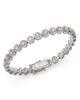 Bloomingdale's Fine Collection Bloomingdale's Fine Collection Diamond Halo Tennis Bracelet in 14K White Gold, 4.0 tcw - 1