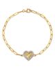 Bloomingdale's Fine Collection Bloomingdale's Fine Collection Diamond Heart Pendant Bracelet in 14K Yellow Gold, 0.26 tcw - 1