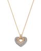 Bloomingdale's Fine Collection Bloomingdale's Fine Collection Diamond Heart Pendant Necklace in 14K Yellow & White Gold, 1.0 tcw - 1