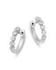 Bloomingdale's Fine Collection Bloomingdale's Fine Collection Diamond Hoop Earrings in 14K White Gold, 0.63 tcw - 1