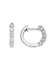Bloomingdale's Fine Collection Bloomingdale's Fine Collection Diamond Hoop Earrings in 14K White Gold, 0.63 tcw - 3