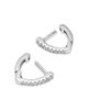 Bloomingdale's Fine Collection Bloomingdale's Fine Collection Diamond Huggie Hoop Earrings in 14K White Gold, 0.16 tcw - 4