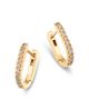 Bloomingdale's Fine Collection Bloomingdale's Fine Collection Diamond Huggie Hoop Earrings in 14K Yellow Gold, 0.16 tcw - 1