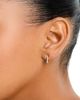 Bloomingdale's Fine Collection Bloomingdale's Fine Collection Diamond Huggie Hoop Earrings in 14K Yellow Gold, 0.16 tcw - 2