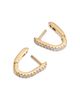 Bloomingdale's Fine Collection Bloomingdale's Fine Collection Diamond Huggie Hoop Earrings in 14K Yellow Gold, 0.16 tcw - 4