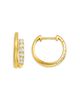 Bloomingdale's Fine Collection Bloomingdale's Fine Collection Diamond Huggie Hoop Earrings in 14K Yellow Gold, 0.23 tcw - 3
