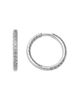 Bloomingdale's Fine Collection Bloomingdale's Fine Collection Diamond Inside Out Hoop Earrings in 14K White Gold, 1.50 tcw - 3