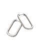 Bloomingdale's Fine Collection Bloomingdale's Fine Collection Diamond Inside Out Oblong Hoop Earrings in 14K White Gold, 3.0 tcw - 4