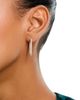 Bloomingdale's Fine Collection Bloomingdale's Fine Collection Diamond Inside Out Oblong Hoop Earrings in 14K Yellow Gold, 1.50 tcw - 2
