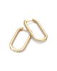 Bloomingdale's Fine Collection Bloomingdale's Fine Collection Diamond Inside Out Oblong Hoop Earrings in 14K Yellow Gold, 1.50 tcw - 4
