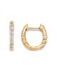 Bloomingdale's Fine Collection Bloomingdale's Fine Collection Diamond Inside Out Oval Hoop Earrings in 14K Yellow Gold, 0.5 tcw - 3