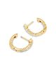 Bloomingdale's Fine Collection Bloomingdale's Fine Collection Diamond Inside Out Oval Hoop Earrings in 14K Yellow Gold, 0.5 tcw - 4