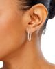 Bloomingdale's Fine Collection Bloomingdale's Fine Collection Diamond Inside Out Small Hoop Earrings in 14K White Gold, 1.0 tcw - 2