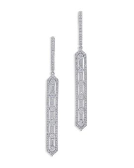 Bloomingdale's Fine Collection Bloomingdale's Fine Collection Diamond Linear Drop Earrings in 14K White Gold, 1.50 ct. t. w
