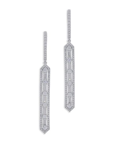 Bloomingdale's Fine Collection Bloomingdale's Fine Collection Diamond Linear Drop Earrings in 14K White Gold, 1.50 ct. t. w