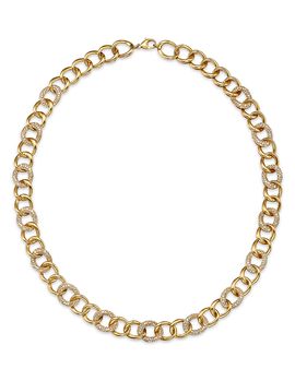 Bloomingdale's Fine Collection Bloomingdale's Fine Collection Diamond Link Necklace in 14K Yellow Gold, 4.50 tcw
