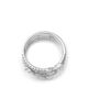Bloomingdale's Fine Collection Bloomingdale's Fine Collection Diamond Mixed Cut Triple Row Ring in 18K White Gold, 0.6 tcw - 3