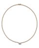 Bloomingdale's Fine Collection Bloomingdale's Fine Collection Diamond Multi Cut Mosaic Necklace in 14K Yellow and White Gold, 2.30 tcw - 1