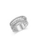 Bloomingdale's Fine Collection Bloomingdale's Fine Collection Diamond Multirow Crossover Ring in 14K White Gold, 1.50 tcw - 1