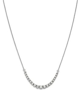 Bloomingdale's Fine Collection Bloomingdale's Fine Collection Diamond Necklace in 14K White Gold, 1.10TW