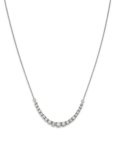 Bloomingdale's Fine Collection Bloomingdale's Fine Collection Diamond Necklace in 14K White Gold, 1.10TW