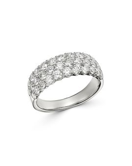 Bloomingdale's Fine Collection Bloomingdale's Fine Collection Diamond Pave Band Ring in 14K White Gold, 2.0 tcw