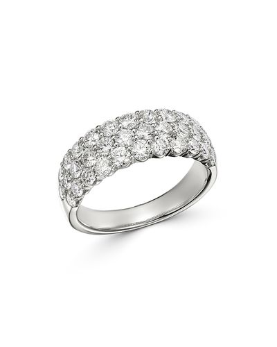 Bloomingdale's Fine Collection Bloomingdale's Fine Collection Diamond Pave Band Ring in 14K White Gold, 2.0 tcw