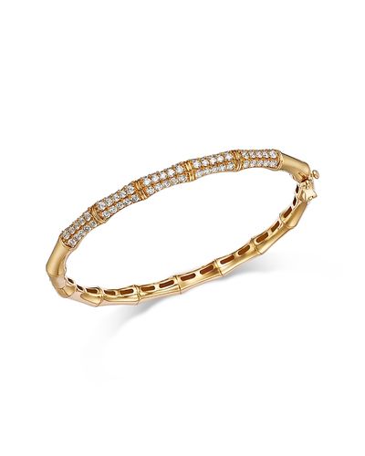 Bloomingdale's Fine Collection Bloomingdale's Fine Collection Diamond Pave Bangle Bracelet in 14K Yellow Gold, 1.75 tcw